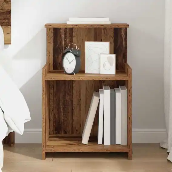 Ograniczona ilość Szafka pod łóżko Stare drewno 40 x 35 x 60 cm Płyta wiórowa Lumarko! - Hurtownia wielobranżowa Lumarko